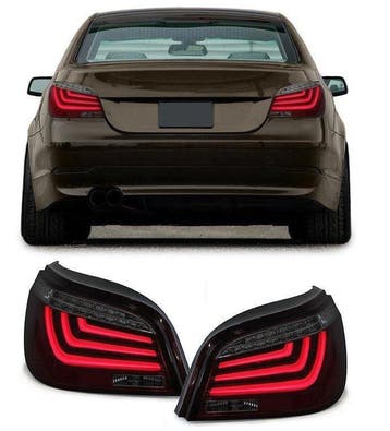 F10 Look Achterlichten Rood/Smoke BMW 5 Serie E60 B1976, Nieuw, BMW