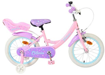 Volare Olivia Kinderfiets - Meisjes - 16 inch - Roze, Verzenden, Nieuw, 16 inch