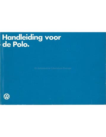 1981 VOLKSWAGEN POLO INSTRUCTIEBOEKJE NEDERLANDS, Auto diversen, Handleidingen en Instructieboekjes