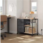 Rolcontainer met USB-Laadstation – Printertafel met 3 St, Verzenden, Nieuw in verpakking