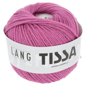 Lang Yarns Tissa - 66 Fuchsia - Premium Katoengaren, Ophalen of Verzenden, Nieuw