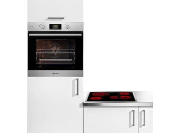 BAUKNECHT BAKO700STEAM - Inbouw ovenset - 71L 13 soorten, Verzenden, Zo goed als nieuw