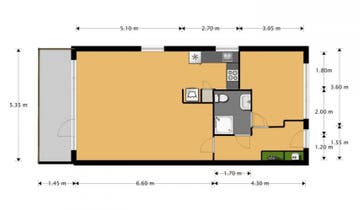 Te Huur 2 Kamer Appartement Opsterland In Utrecht, Utrecht-stad, Direct bij eigenaar, Appartement, Utrecht
