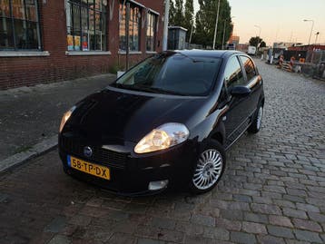 Fiat Punto 1.2 5DR AIRCO! CRUISE! NWE DBRIEM! TOUCHSCREEN!, Auto's, Keurmerk '100% Onderhouden', Stof, Blauw, Origineel Nederlands