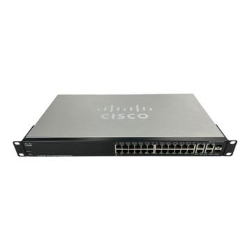 Cisco SG300-28P 28-poorts Gigabit PoE Managed Switch | Re..., Computers en Software, Netwerk switches, Verzenden, Refurbished