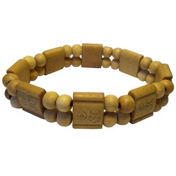 Fako Bijoux - Buddha Armband - Tibet - Lichtbruin, Verzenden, Nieuw