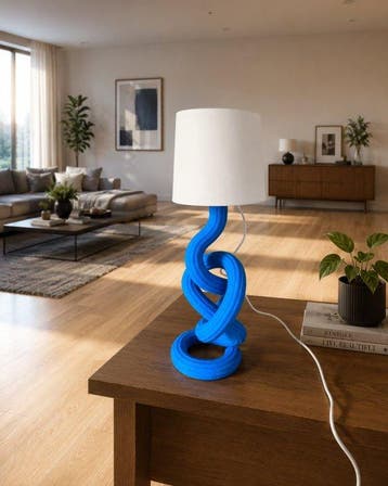 Tafellamp - ABS - Knot twist tafellamp