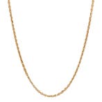 Gouden vintage vossenstaart collier 18 kt, Ophalen of Verzenden, Nieuw