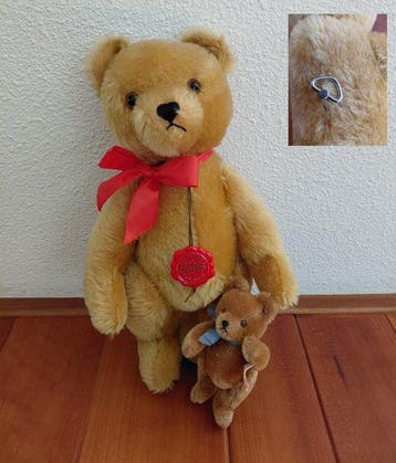 Hermann - Figuur - Teddy Original Muziekbeer (2) - Mohair