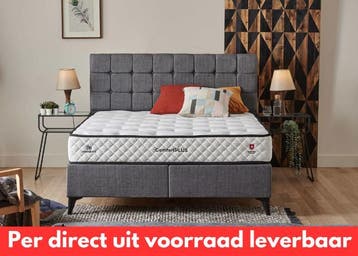 Opbergbed Comfort Plus 180 x 200 cm OP=OP!, Verzenden, 180 cm, 200 cm, Grijs