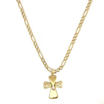 Ketting met hanger - 18 karaat Geel goud
