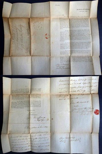 Verenigd Koninkrijk, Italië 1794/1840 - Zes brieven over, Gestempeld