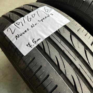 2 x Novex 215-60-16 Zomerbanden 7,5mm, 16 inch, Ophalen of Verzenden, Band(en), Personenwagen