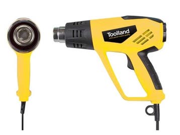 Veiling - 2x Toolland heteluchtpistool PHG3 2000W, Nieuw