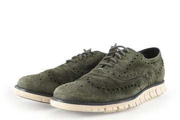 Cole Haan Veterschoenen in maat 44 Groen, Overige kleuren, Cole Haan, Verzenden, Zo goed als nieuw