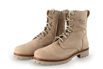 Panama Jack Veterboots in maat 39 Beige, Kleding | Dames, Verzenden, Beige, Overige typen, Zo goed als nieuw
