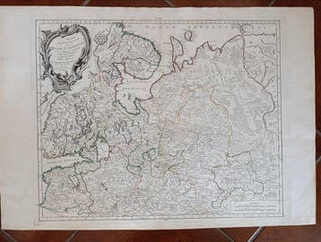 Azië - Rusland en Finland; Robert De Vaugondy - Partie, Nieuw