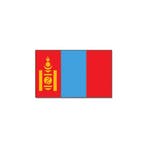 Gevelvlag/vlaggenmast vlag Mongolie 90 x 150 cm - Overige .., Ophalen of Verzenden, Nieuw