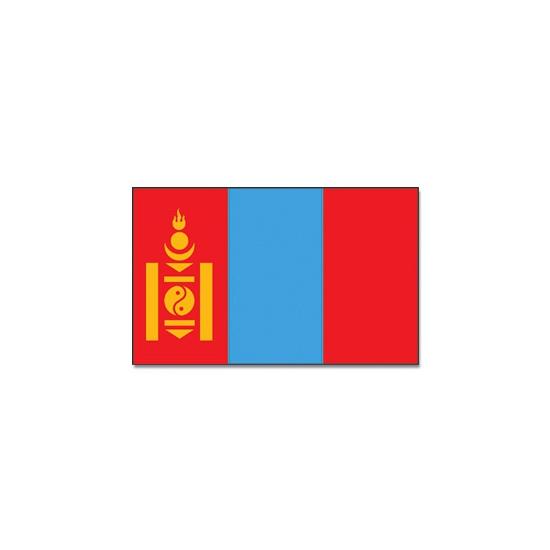 Gevelvlag/vlaggenmast vlag Mongolie 90 x 150 cm - Overige .., Hobby en Vrije tijd, Feestartikelen, Ophalen of Verzenden
