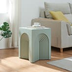 Bijzettafel Elverumn mdf 45x35x35 cm groen mat [en.casa], Huis en Inrichting, Tafels | Bijzettafels, Verzenden, Nieuw