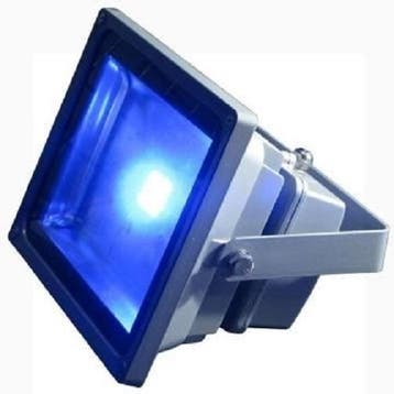 LED Bouwlamp Blauw - 30 Watt, Ophalen of Verzenden, Nieuw, Minder dan 50 watt, Lamp met armatuur