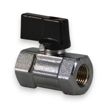 Kogelkraan mini 2x binnendraad 3/8, Tuin en Terras, Buitenkranen, Ophalen of Verzenden, Nieuw