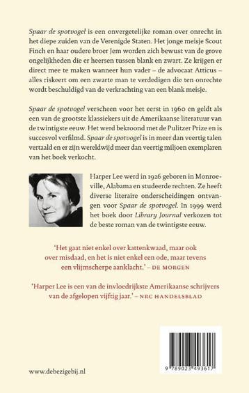Spaar de spotvogel 9789023493617 Harper Lee, Verzenden, Gelezen, Harper Lee