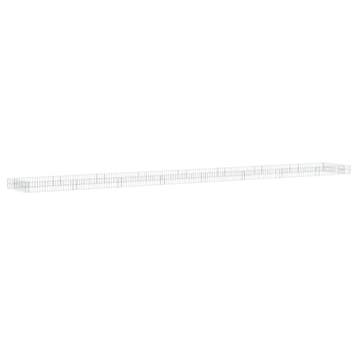 vidaXL Gabion plantenbak verhoogd 800x100x20 cm, Minder dan 30 cm, 100 cm of meer, Verzenden, Nieuw