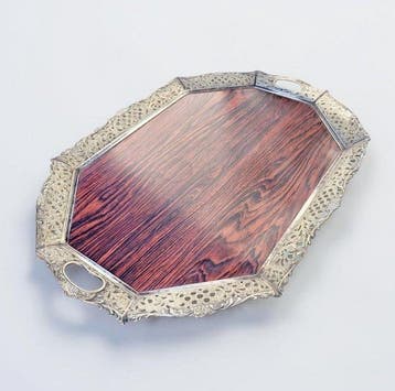 Dienblad - Sheffield Gallery serveertray - Verzilverd,