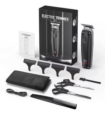 Professionele Tondeuse – Draadloze Haartrimmer LED, Verzenden, Nieuw