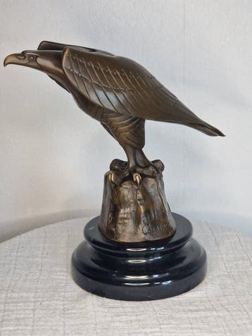 Coenrad - Beeld, Bronzen adelaar - 21 cm - Brons
