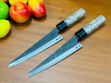 Keukenmes - Kiritsuke - Ambachtelijke Kiritsuke-messenset