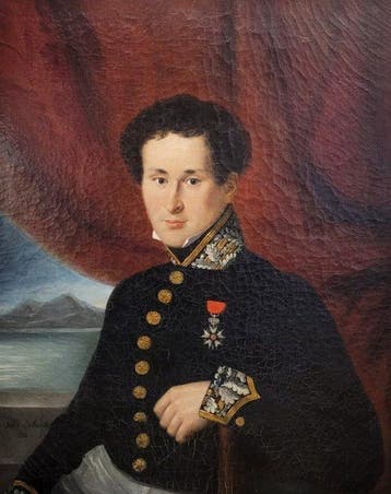 Julie Delamontre (XIX) - Retrato de oficial militar