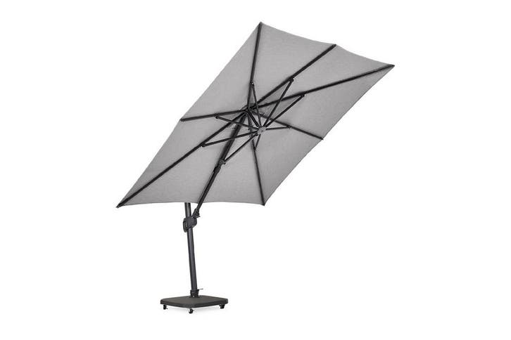 Suns Palmoli parasol 300 x 400 cm carbon light grey |, Tuin en Terras, Tuinsets en Loungesets, Ophalen of Verzenden