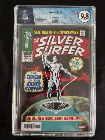 The Silver Surfer #1 - EGC 9.8 - Facsimile Edition - 1, Nieuw
