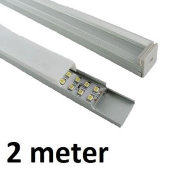 LED Profiel 2 meter - square 7mm, Ophalen of Verzenden, Nieuw