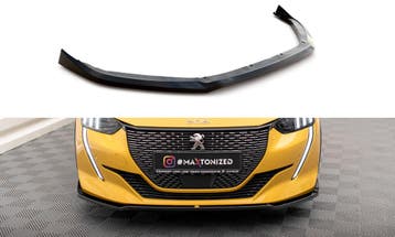 Voorspoiler V.2 Peugeot 208 GT Maxton Glans Zwart, Ophalen of Verzenden, Nieuw
