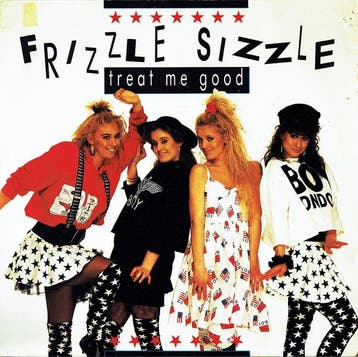 Single vinyl / 7 inch - Frizzle Sizzle - Treat Me Good, Verzenden, Zo goed als nieuw, 7 inch, Pop