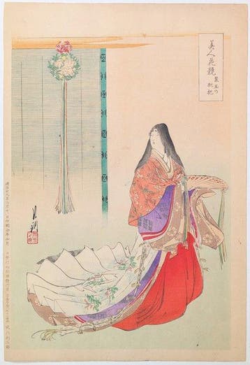 Ogata Gekk • Genji • Schoonheden vergeleken met bloemen •