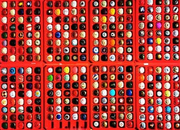 Collectie champagnecapsules - champagne huizen