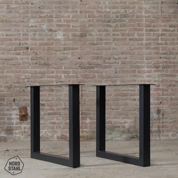Stalen onderstel tafel - U leg - Nordstahl, Verzenden, Nieuw
