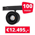 *TIP* LED Railverlichting Ultimo Zwart 100 spots + 100M, Ophalen of Verzenden