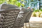 SUNS Nappa dining chair matt royal grey/mix macrame carbon, Ophalen of Verzenden, Nieuw