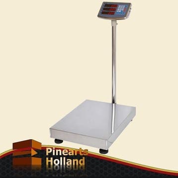 LED Vloerweegschaal 300 Kg met Display op Statief, 1 tot 500 gram, Nieuw, Ophalen of Verzenden, Digitaal