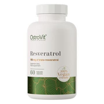 Ostrovit - Resveratrol - 60 Vege Capsules, Verzenden, Nieuw, Poeder of Drank