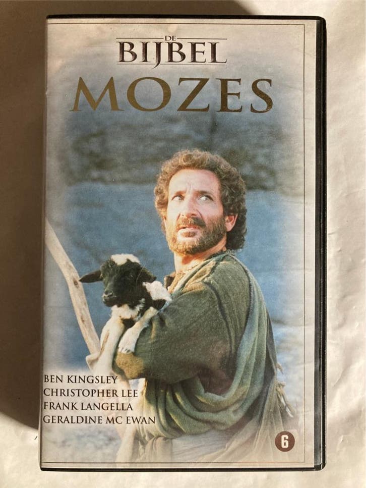 DE BIJBEL MOZES (VHS), Cd's en Dvd's, VHS | Film, Gebruikt, Verzenden