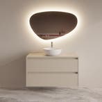 Badmeubelset BWS Riga Met Topplaat 100 cm Kasjmier, Ophalen of Verzenden, Nieuw, Bad