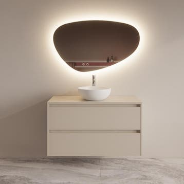 Badmeubelset BWS Riga Met Topplaat 100 cm Kasjmier, Ophalen of Verzenden, Nieuw, Bad