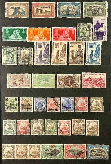 Wereld 1870/1965 - Wereldwijde koloniale, Gestempeld