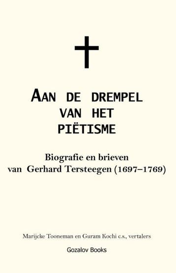 Aan De Drempel Van Het Piëtisme | Gerhard Tersteegen | Nieuw, Ophalen of Verzenden, Nieuw, Gerhard Tersteegen